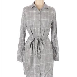 Banana Republic Plaid Shirt Dress